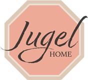 A jugel home logo with the word jugel in front of it.